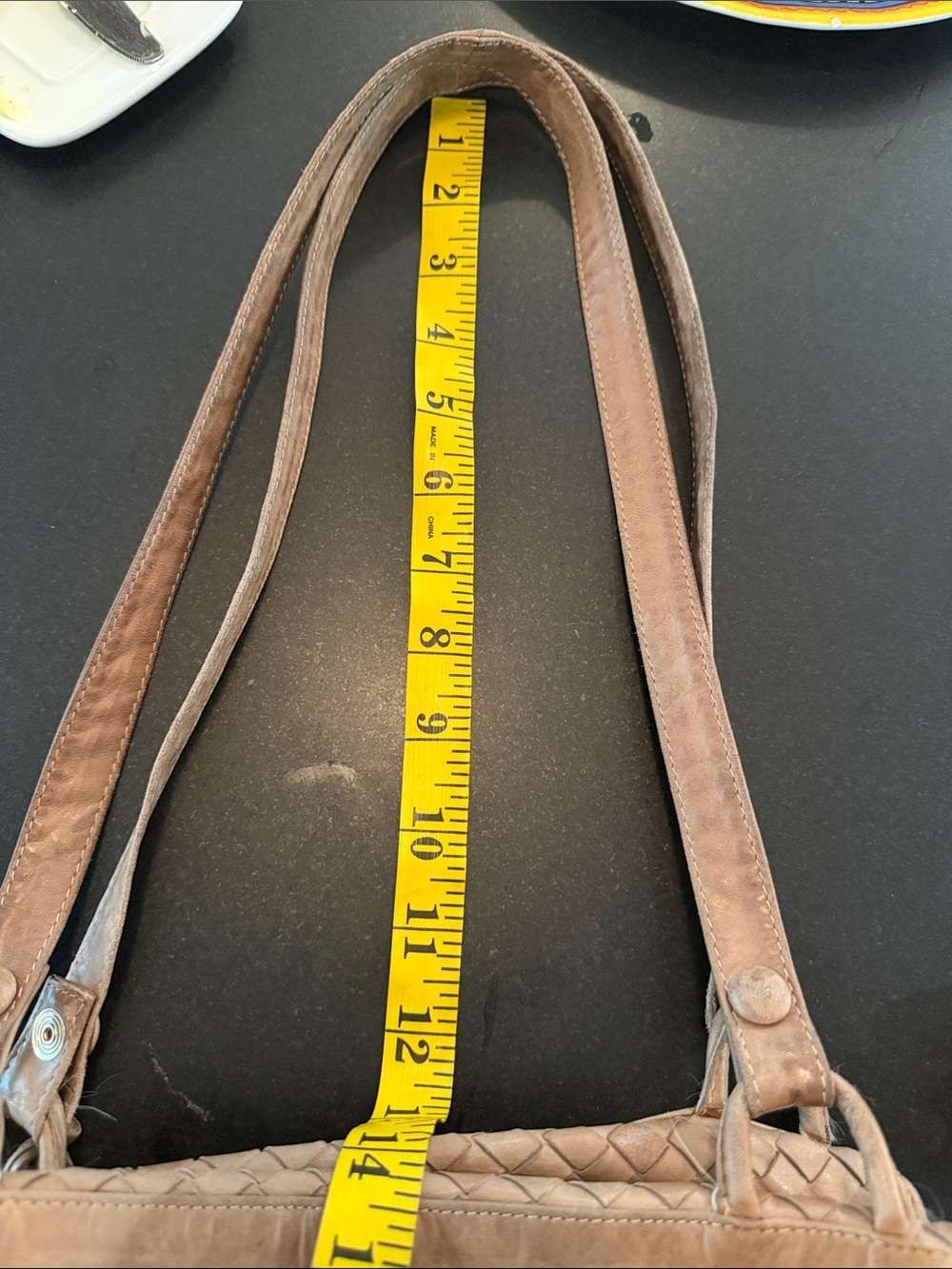 Bottega Veneta Intrecciato Leather Shoulder Bag in Taupe - Picture 14 of 16